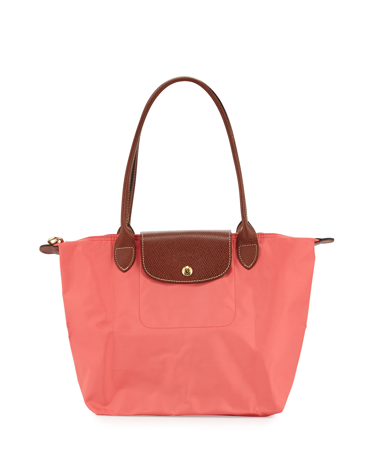 Longchamp Le Pliage Medium Nylon Shoulder Tote Bag in Pink | Lyst