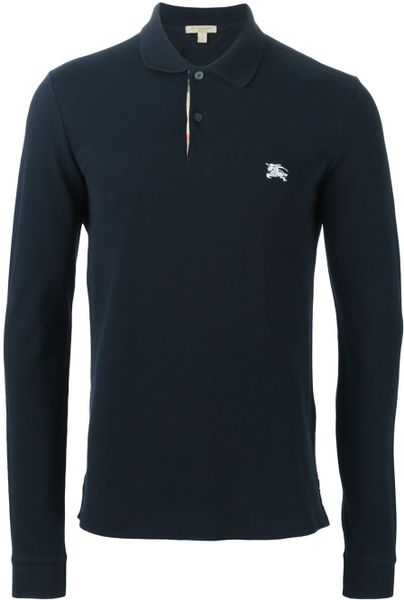 burberry brit long sleeve polo