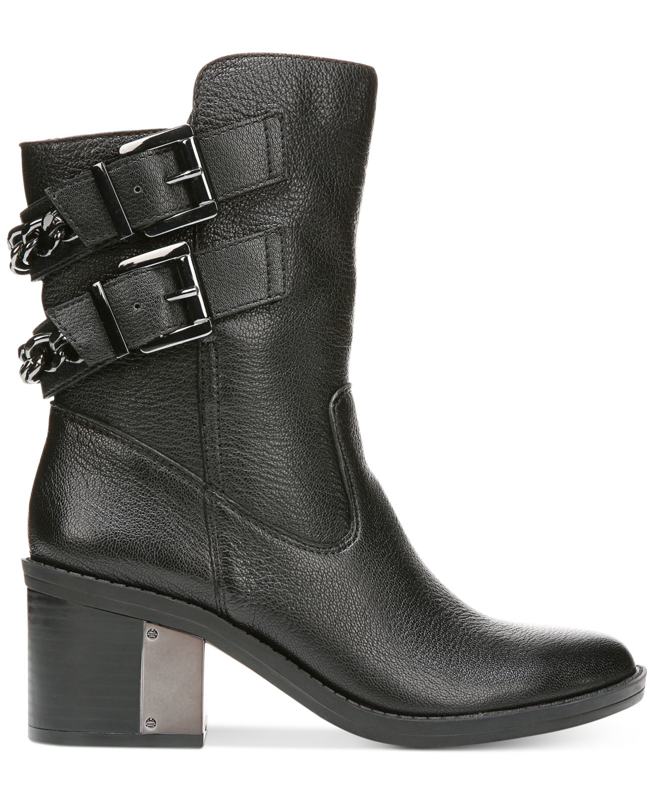 Fergie Wistful Leather Ankle Boots in Black | Lyst