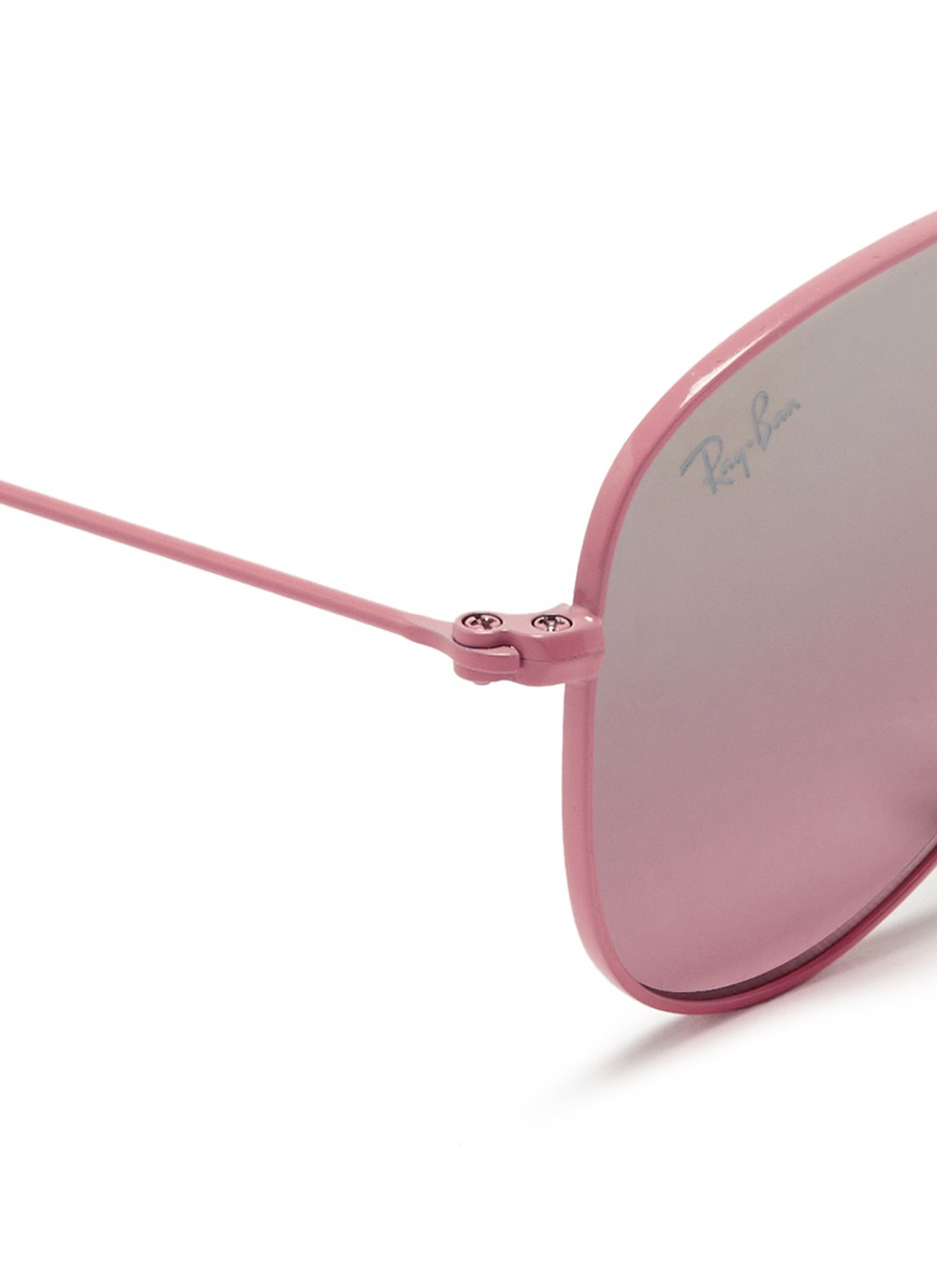 ray ban pink frame sunglasses