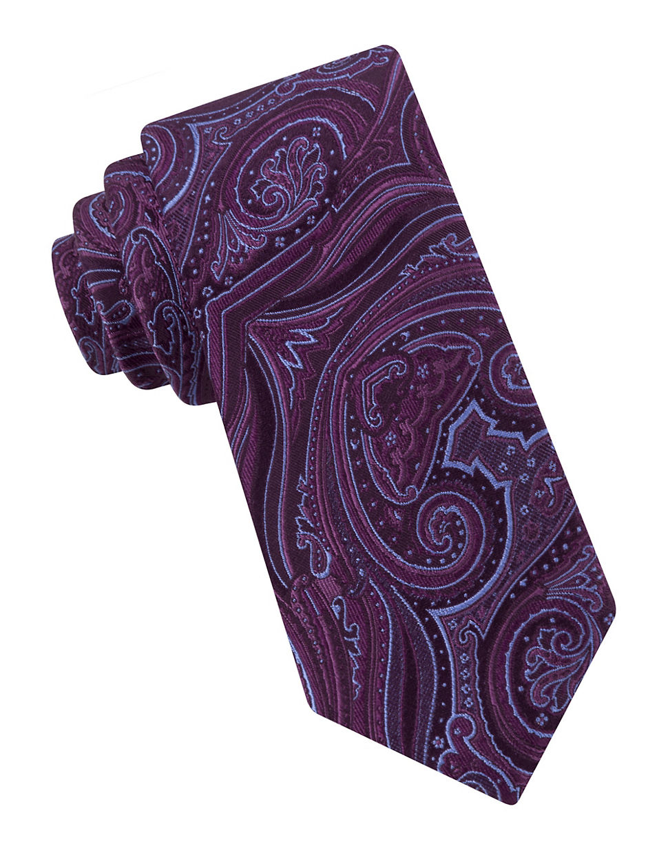 Michael michael kors Paisley Silk Tie in Purple for Men | Lyst