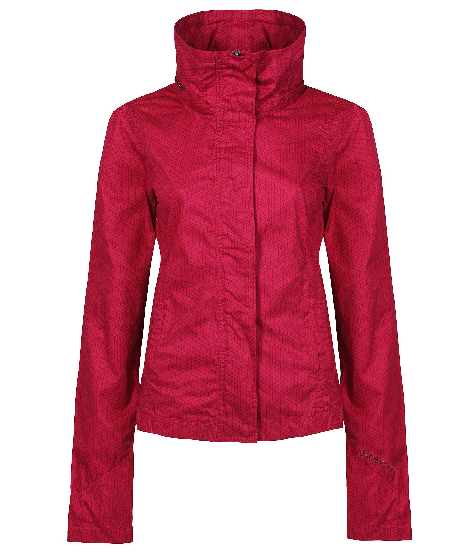 Lyst Bench Bbq Ii Zip Thru Funnel Neck Jacket in Pink