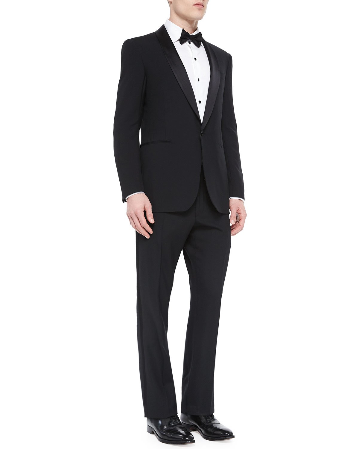 Ralph lauren black label Basic Shawl-collar Tuxedo in Black for Men | Lyst