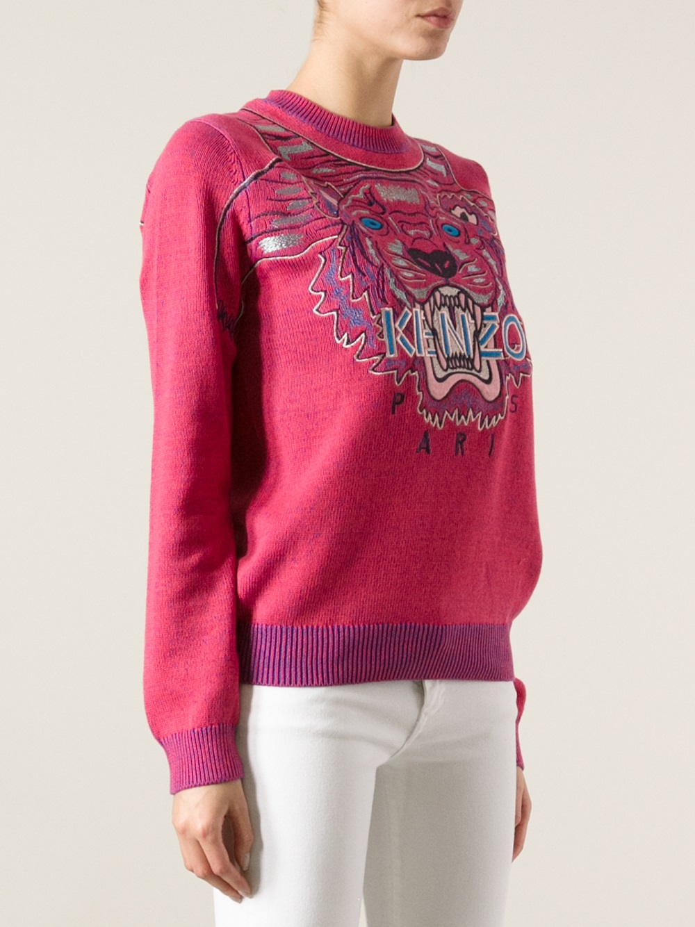 kenzo purple tiger sweatshirt