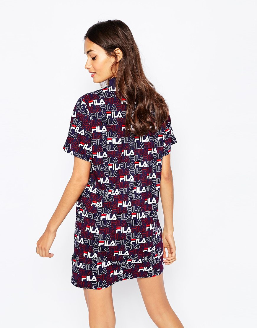 high neck t shirt dress
