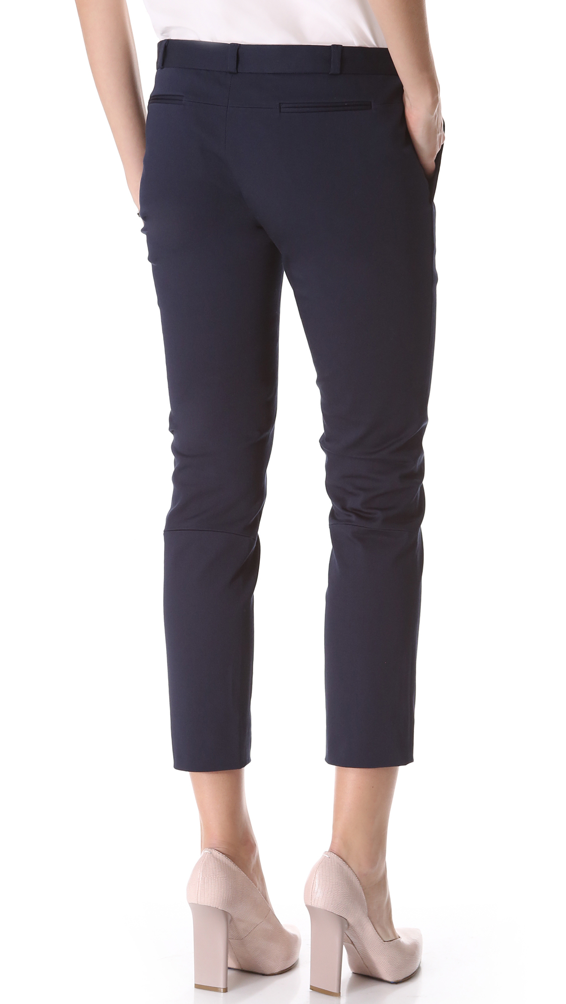 navy blue chino pants womens