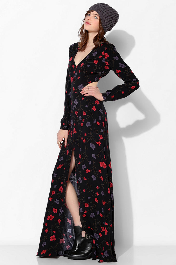 Urban Outfitters Floral Maxi Dress 