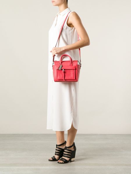 Coach Bleeker Mini Riley Carryall in Red | Lyst