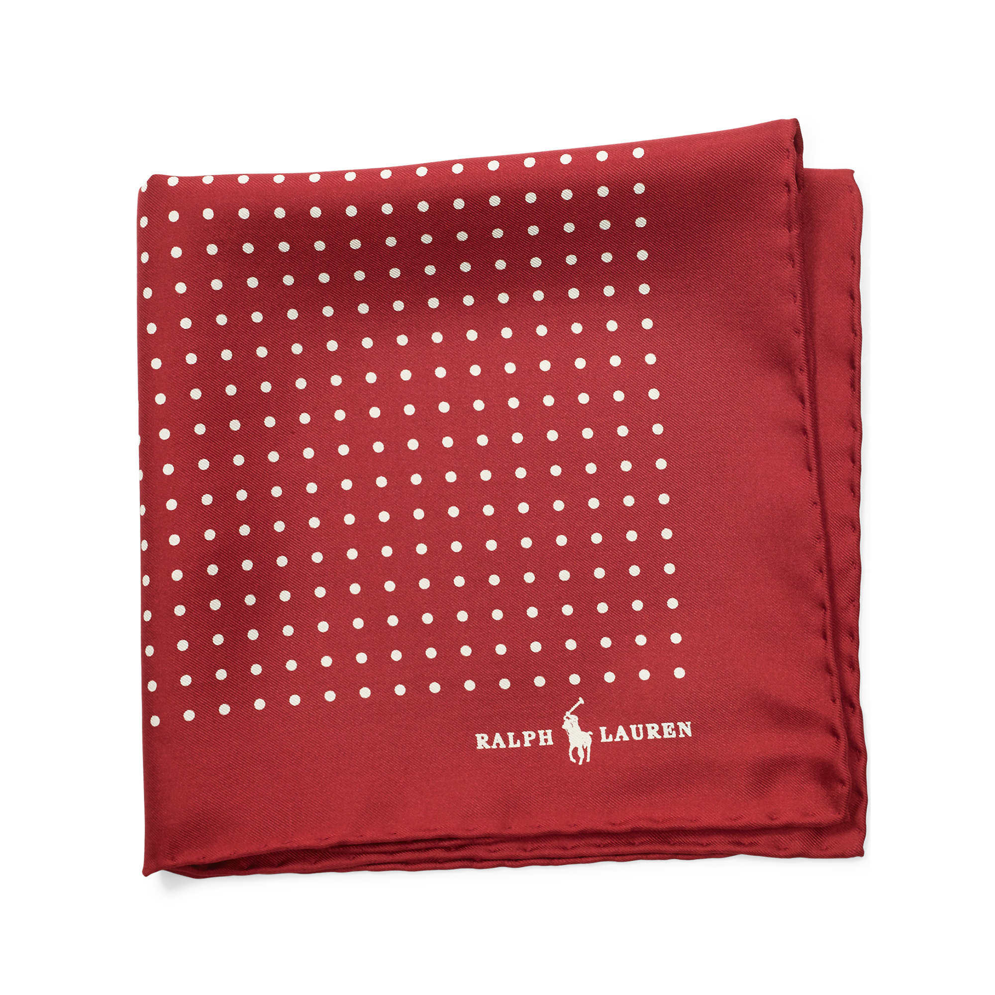 Lyst - Polo Ralph Lauren St. James Dot Pocket Square in Red for Men