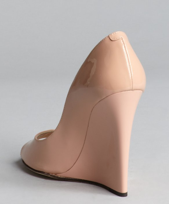 Lyst Jimmy Choo Blush Patent Leather �Biel� Peep Toe