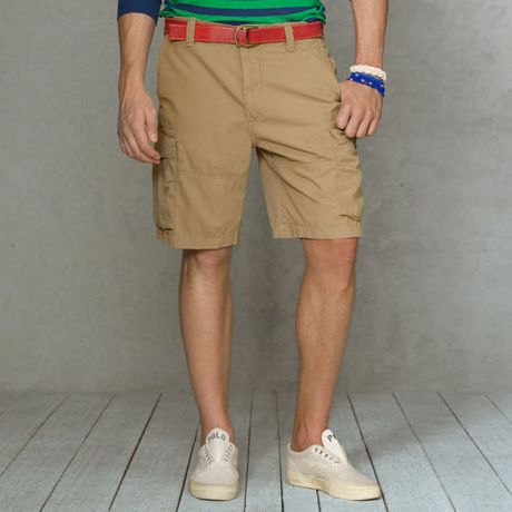 Polo Ralph Lauren Relaxed Fit Corporal Short in Khaki for Men | Lyst