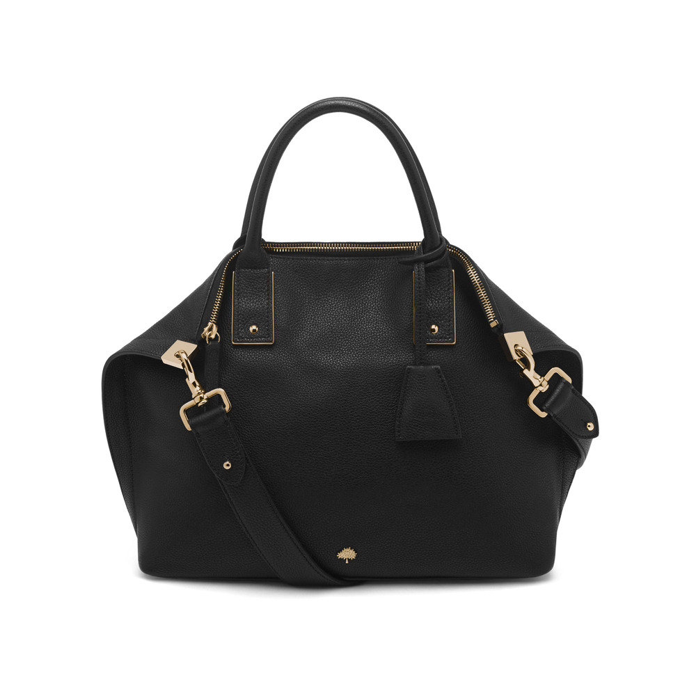 Mulberry Alice Small Leather Shoulder Bag In Black Lyst Gallery