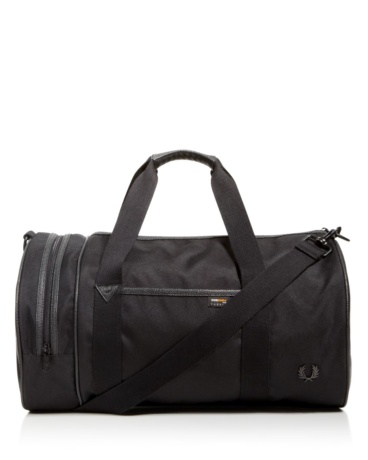 Lyst - Fred perry Barrel Bag in Black for Men