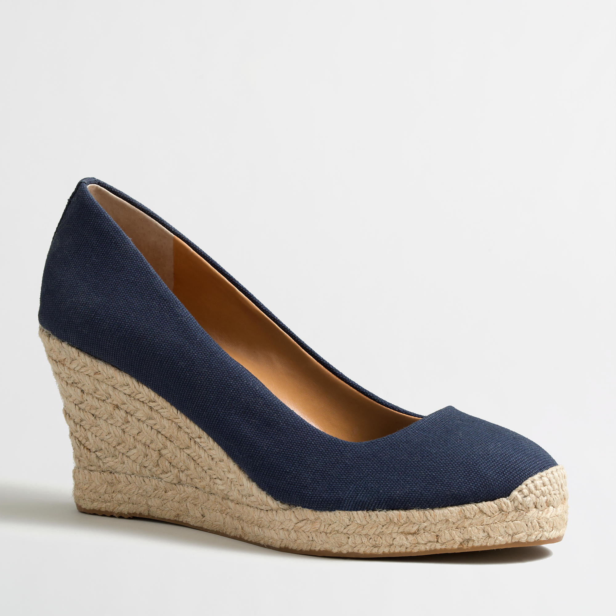 j crew factory canvas espadrille wedges