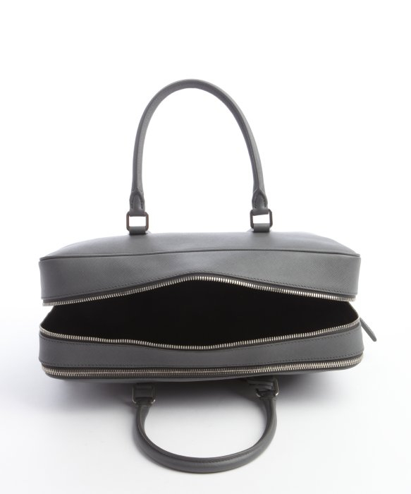 Prada Mercury Saffiano Leather Small Travel Bag in Gray for Men ...  