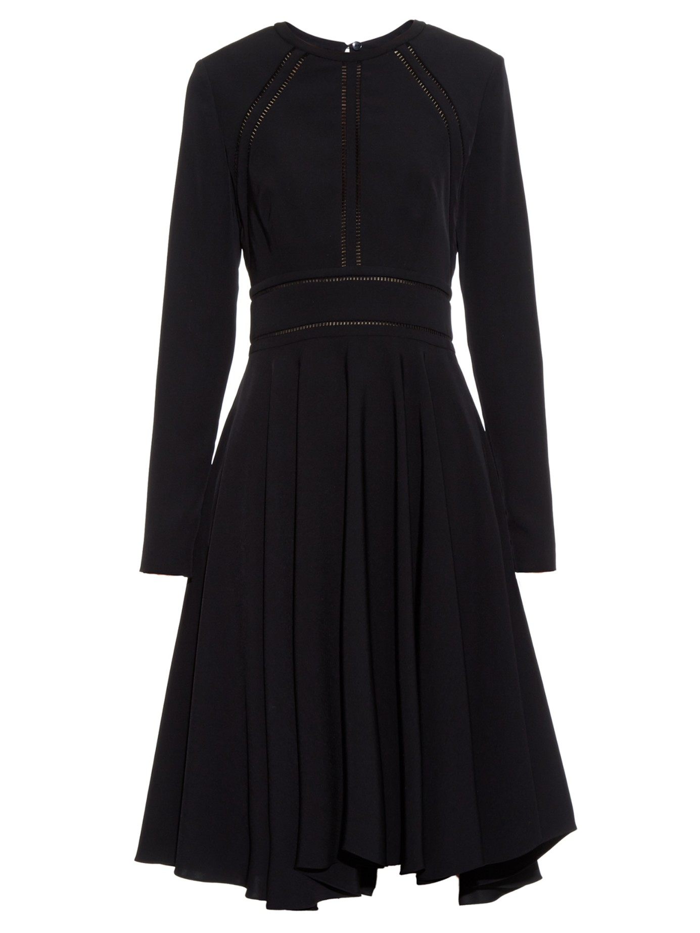 La mania Aphrodite Ladderstitch Cady Dress in Black Save 41 Lyst