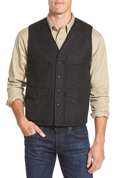 Lyst - Filson Wool Cruiser Vest in Gray for Men