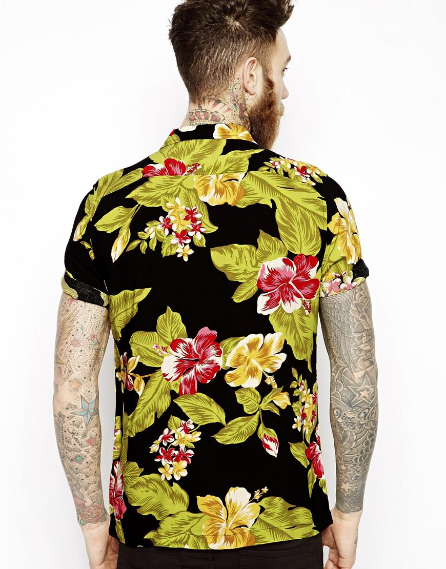 men black hawaiian shirt