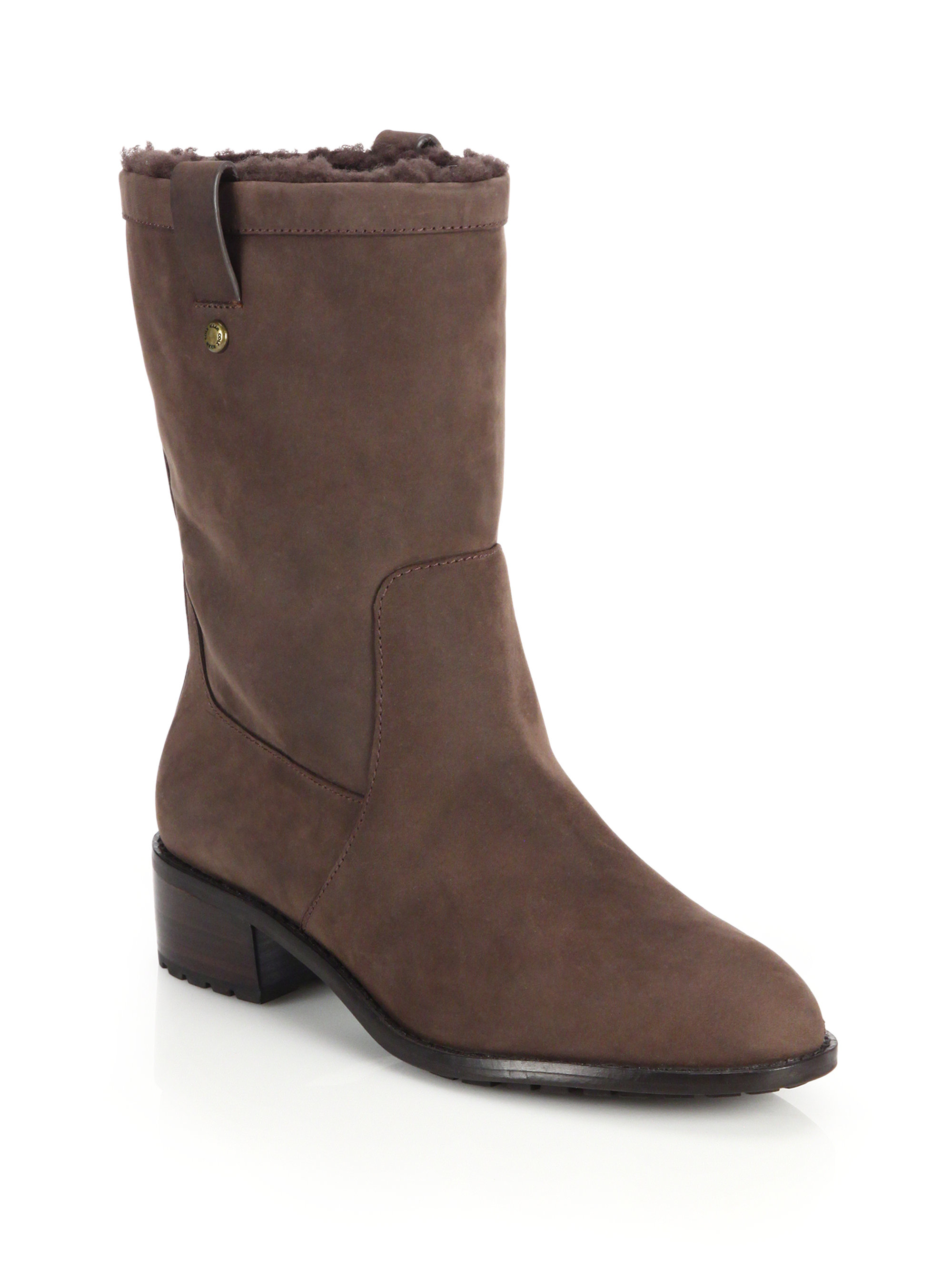 shearling boots waterproof