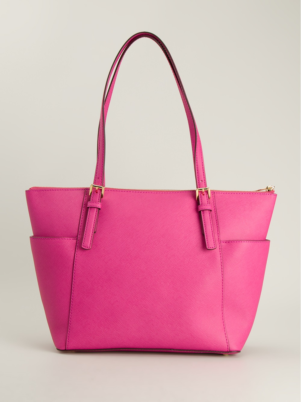 Michael michael kors 'Jet Set' Shopper Tote in Pink | Lyst