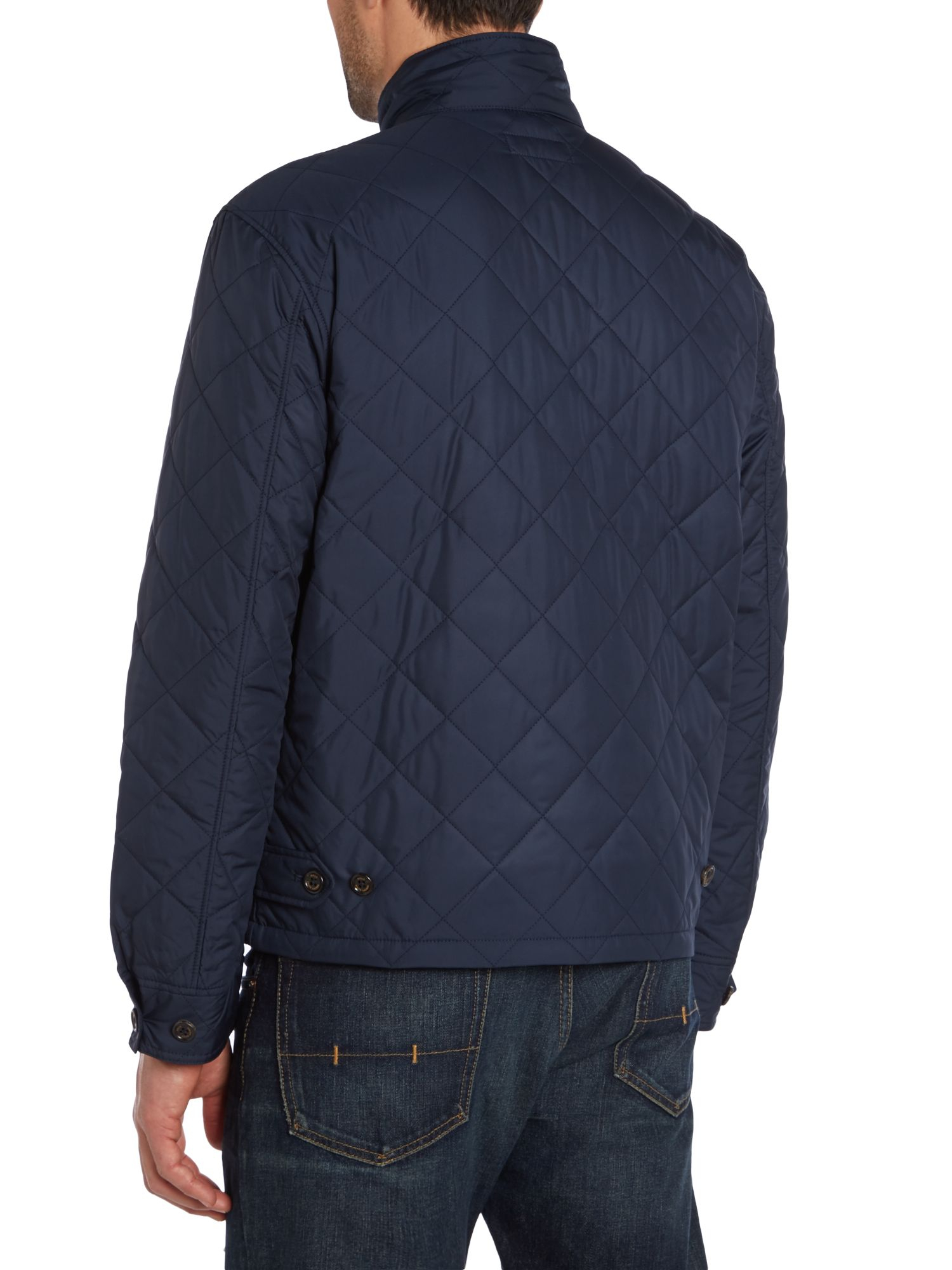Polo Ralph Lauren Barracuda Quilted Jacket in Blue for Men Lyst