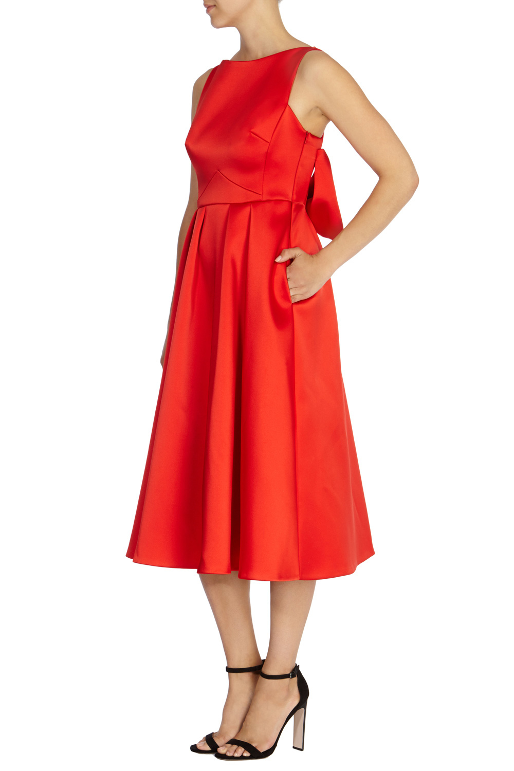 Coast Sandrina Dress in Red | Lyst