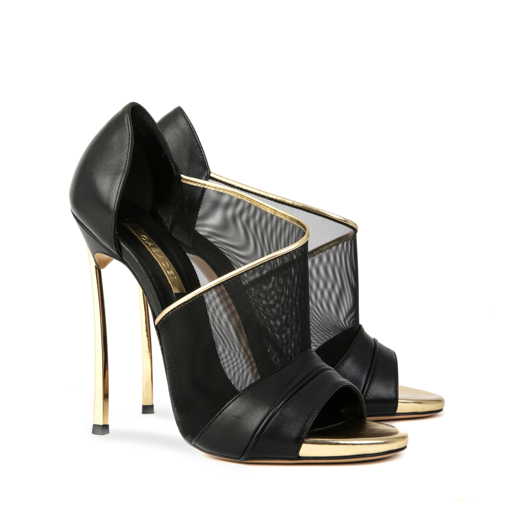 Lyst - Casadei Blade Sheer in Metallic