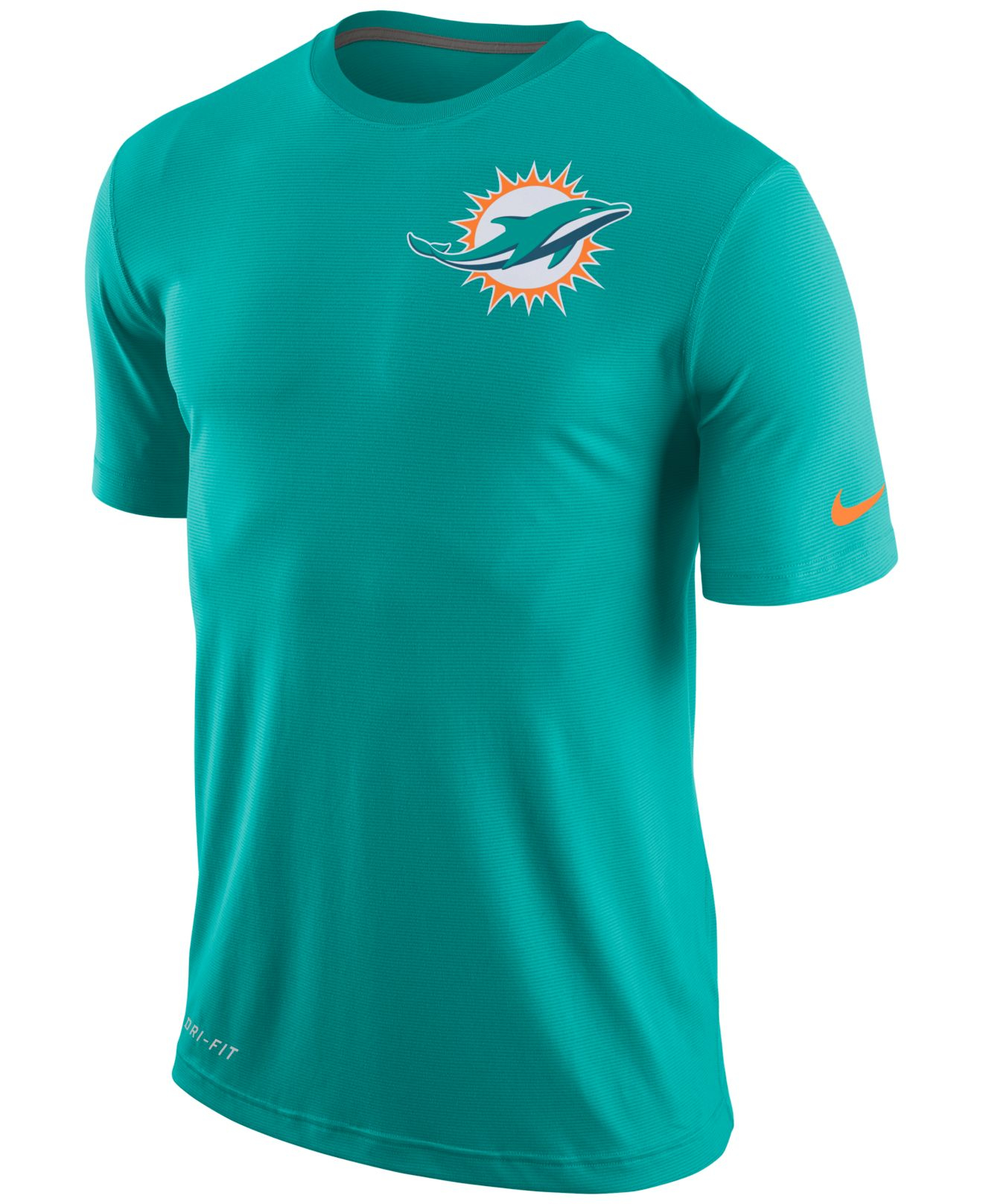 Lyst - Nike Men's Miami Dolphins Dri-fit Touch T-shirt in Blue for Men