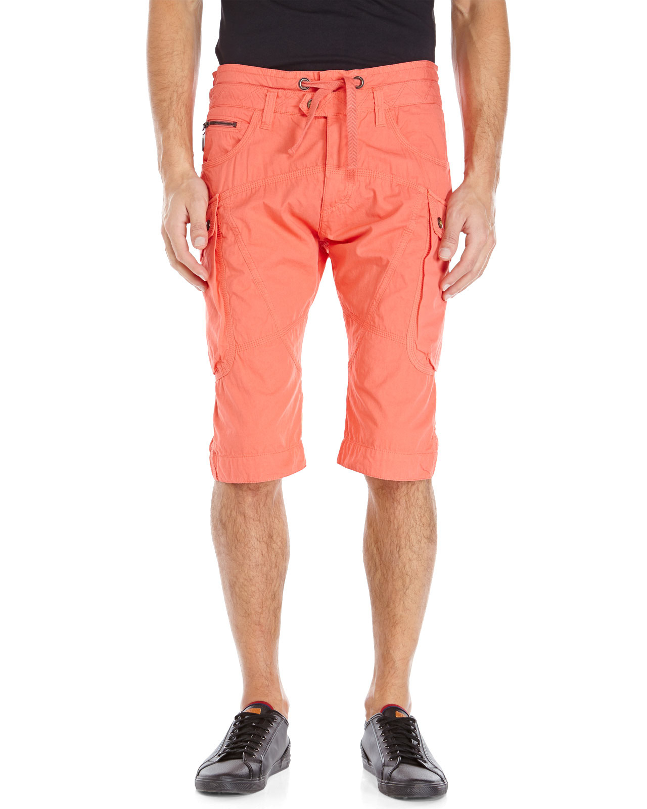 Just Cavalli Coral Cargo Shorts in Pink for Men (Coral) | Lyst