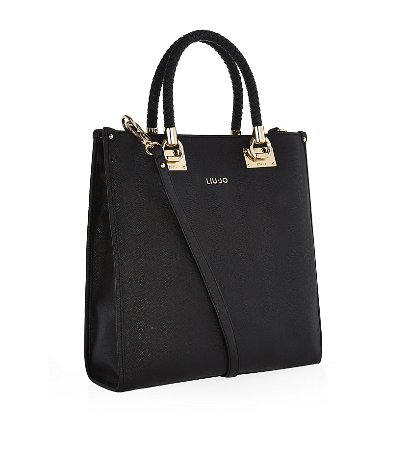 Liu jo Anna Tote Bag in Black | Lyst