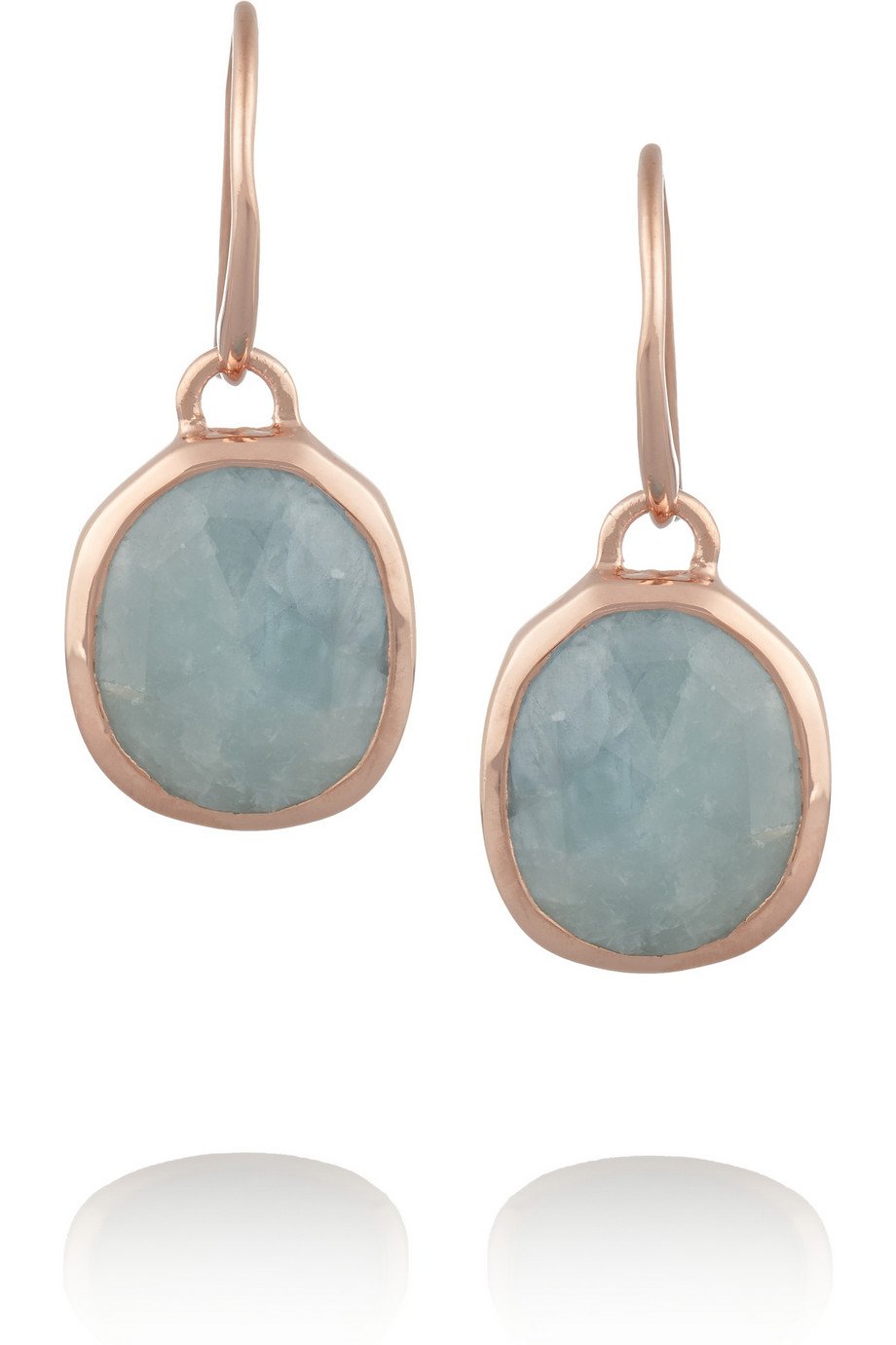 monica vinader rose gold earrings