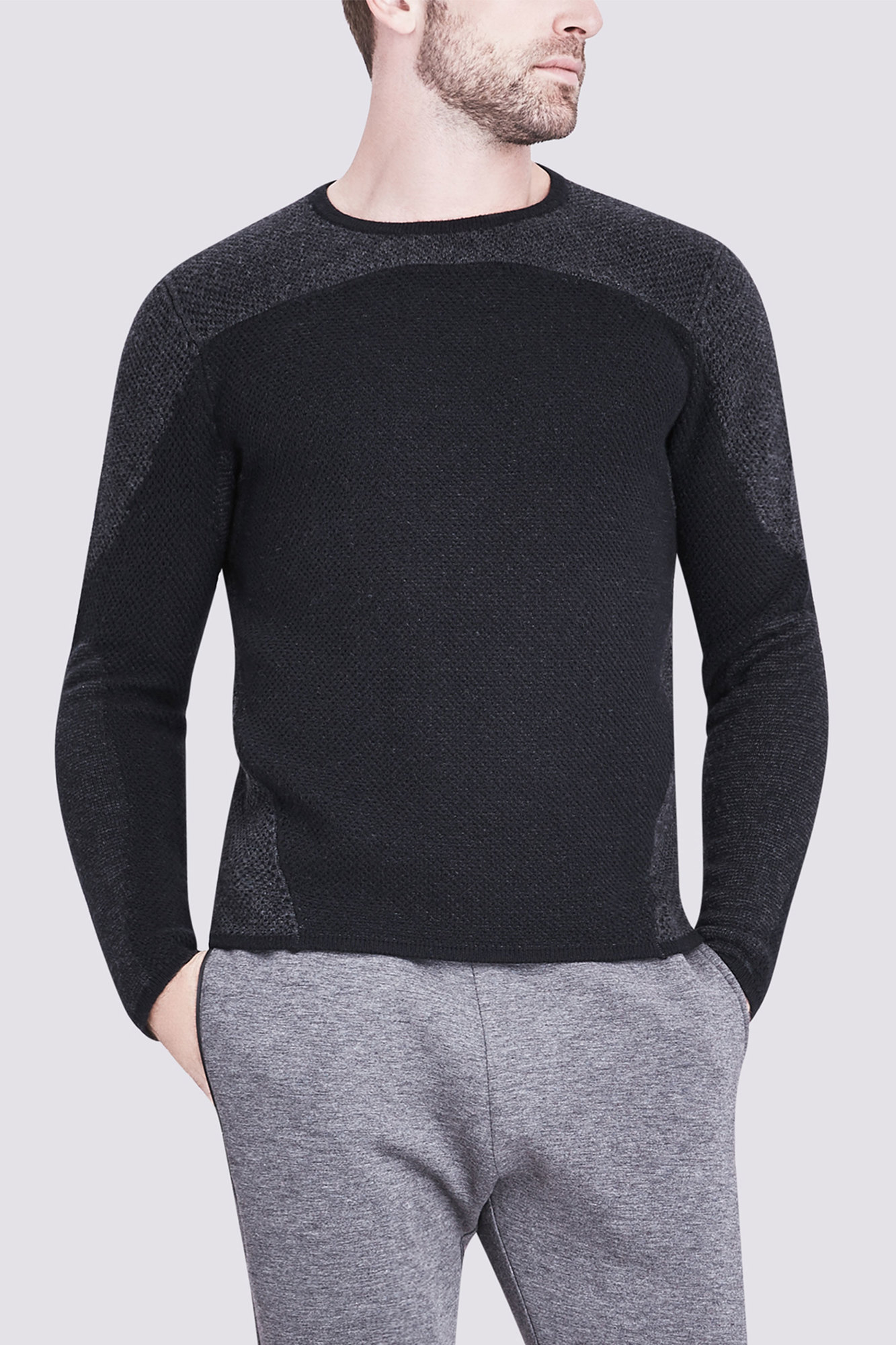 tahari mens merino wool sweater