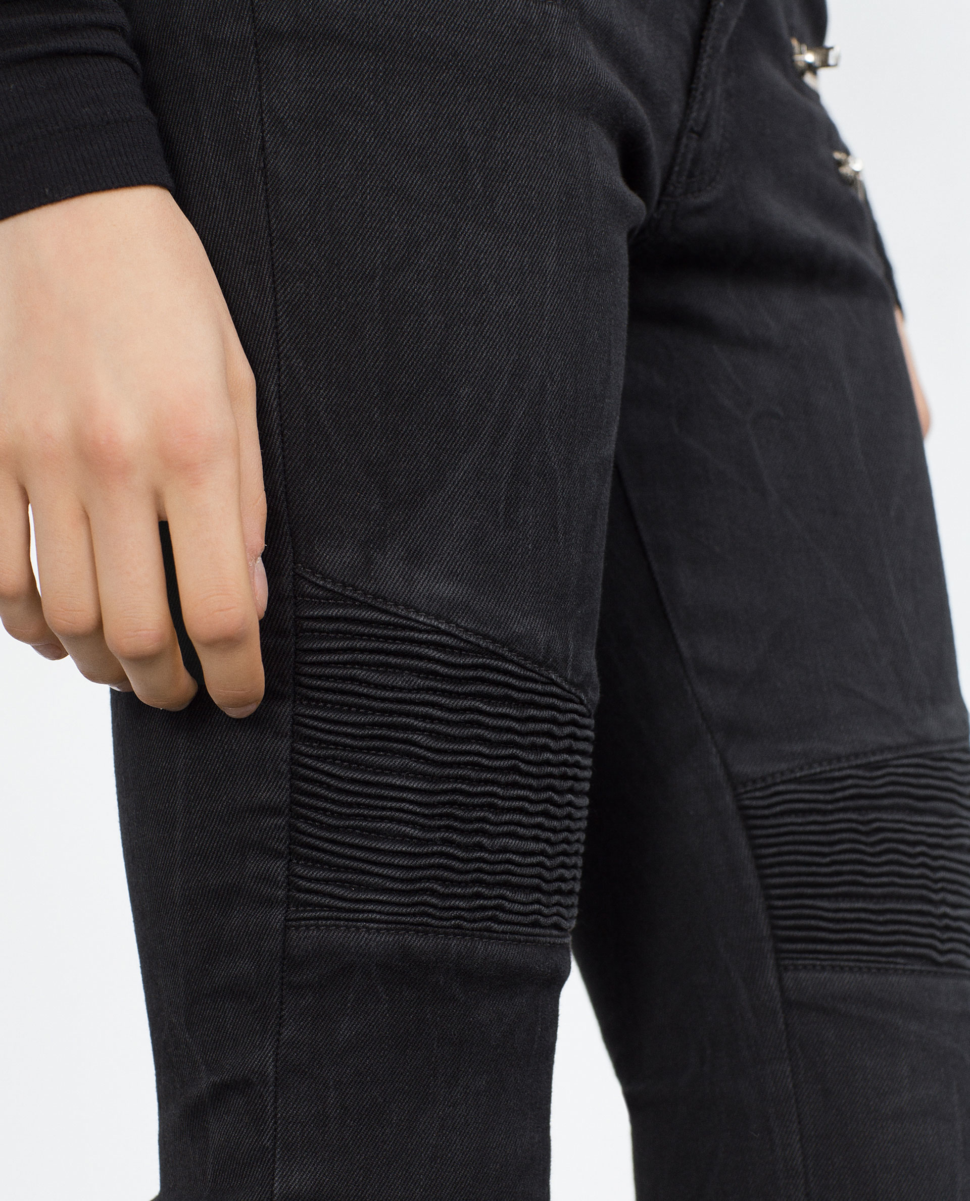 zara biker trousers