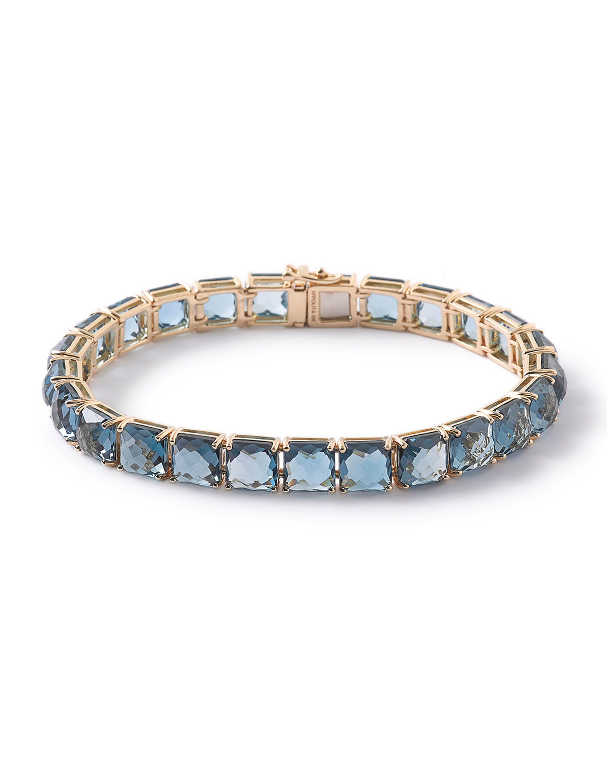 Lyst Ippolita 18k Rock Candy London Blue Topaz Tennis Bracelet In Gallery