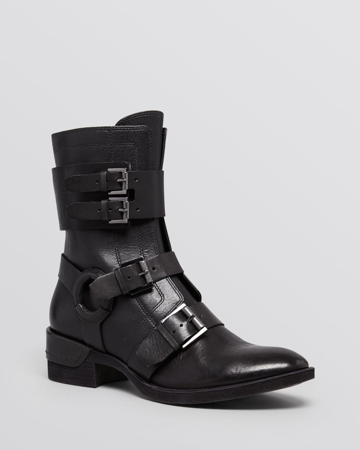 Lyst - Kenneth Cole Boots - Lawton Buckle in Black