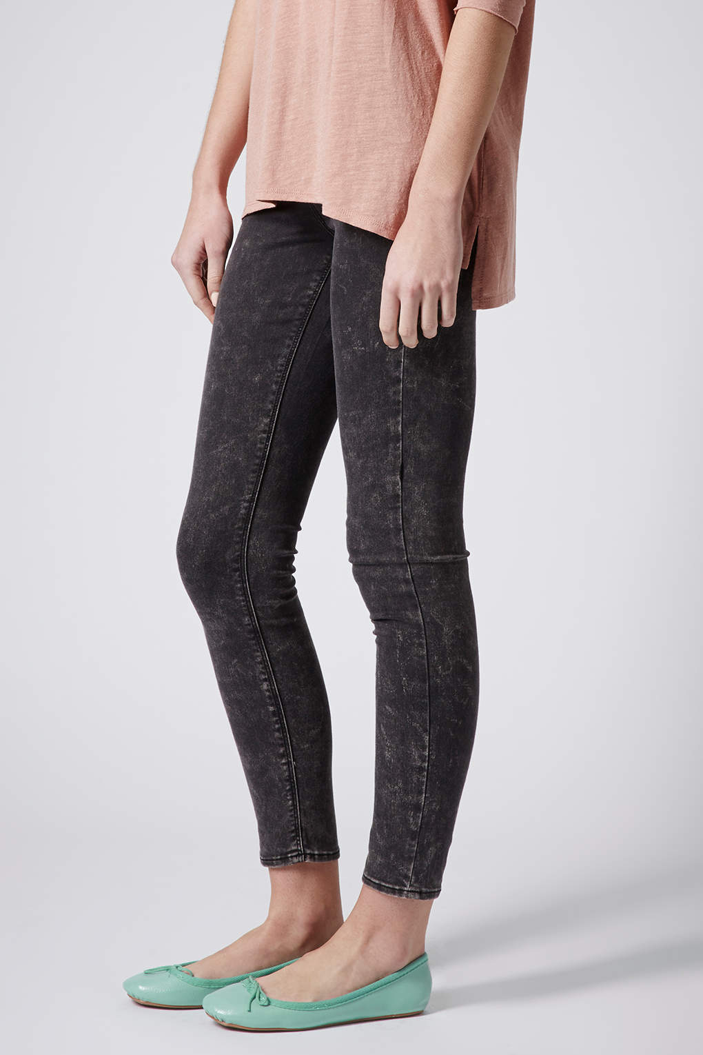 topshop vibrant ballet pumps