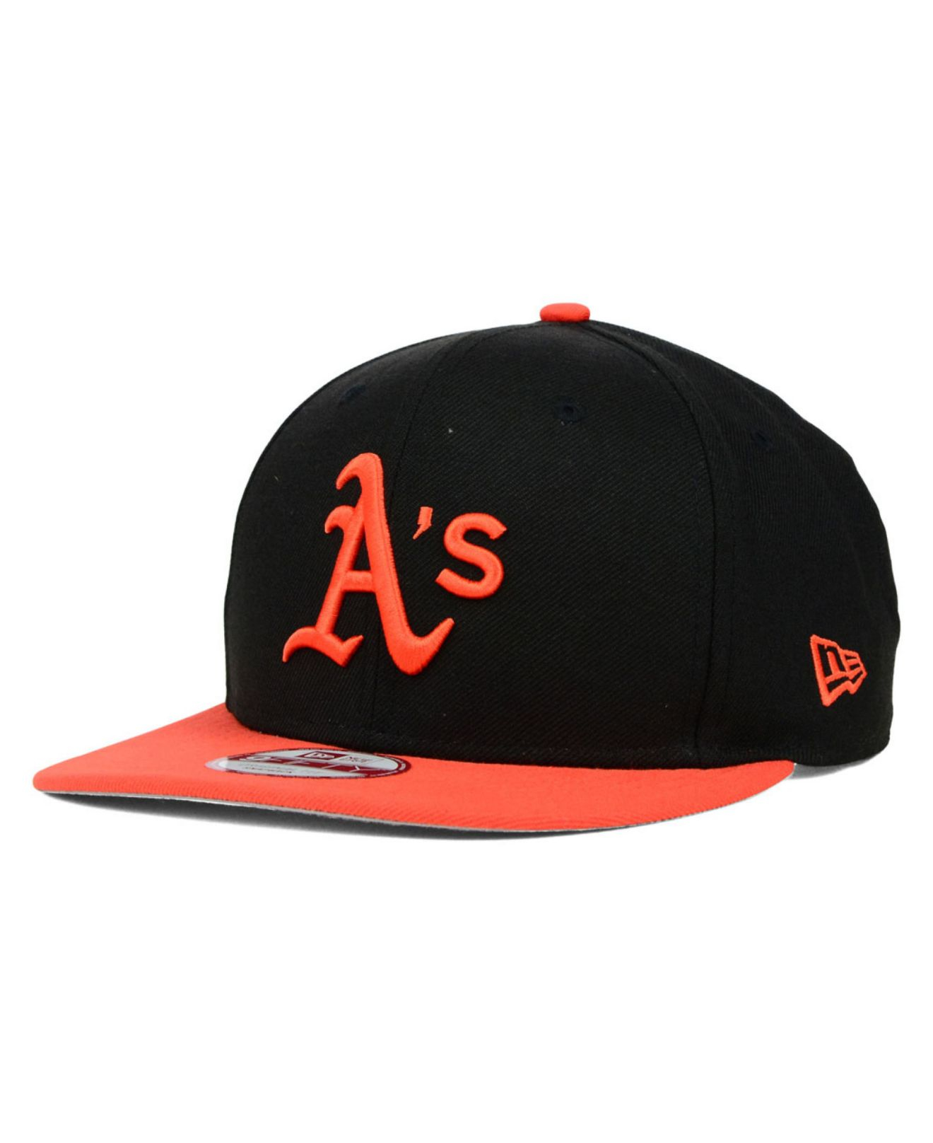 New Era Black Oakland Athletics Twisted Original Fit 9Fifty Snapback
