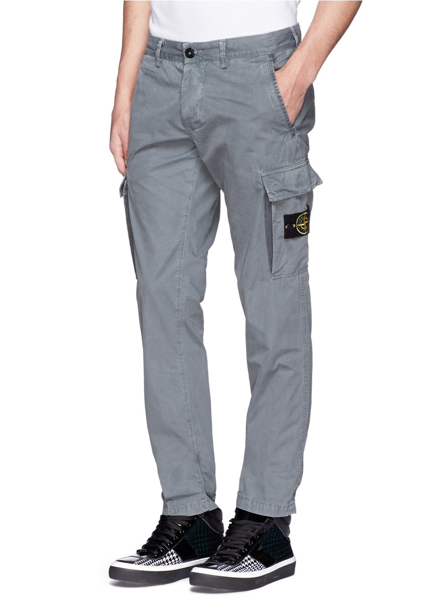 mens grey cargo pants