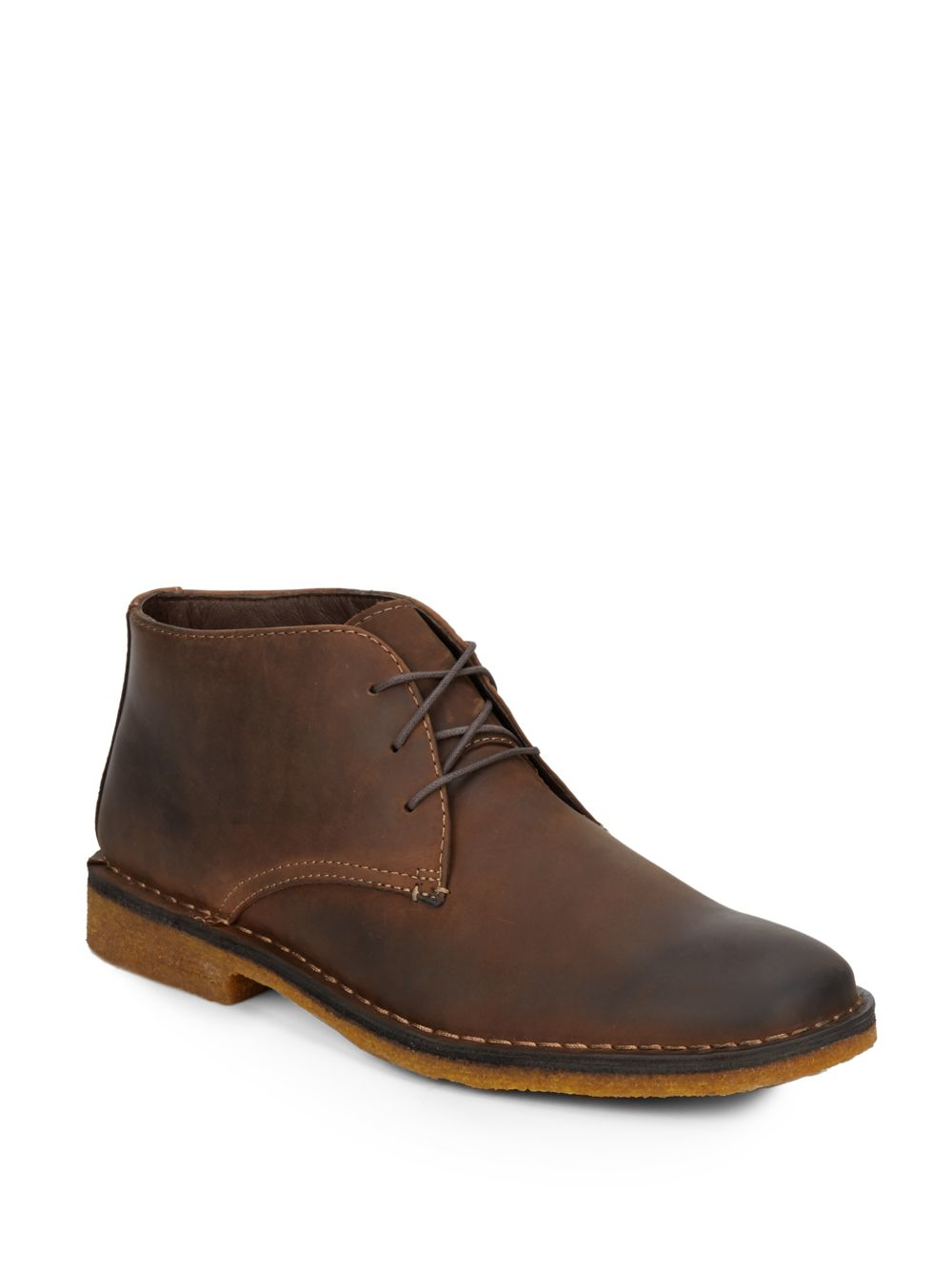 Lyst - Johnston & Murphy Bollinger Leather Chukka Boots in Brown for Men