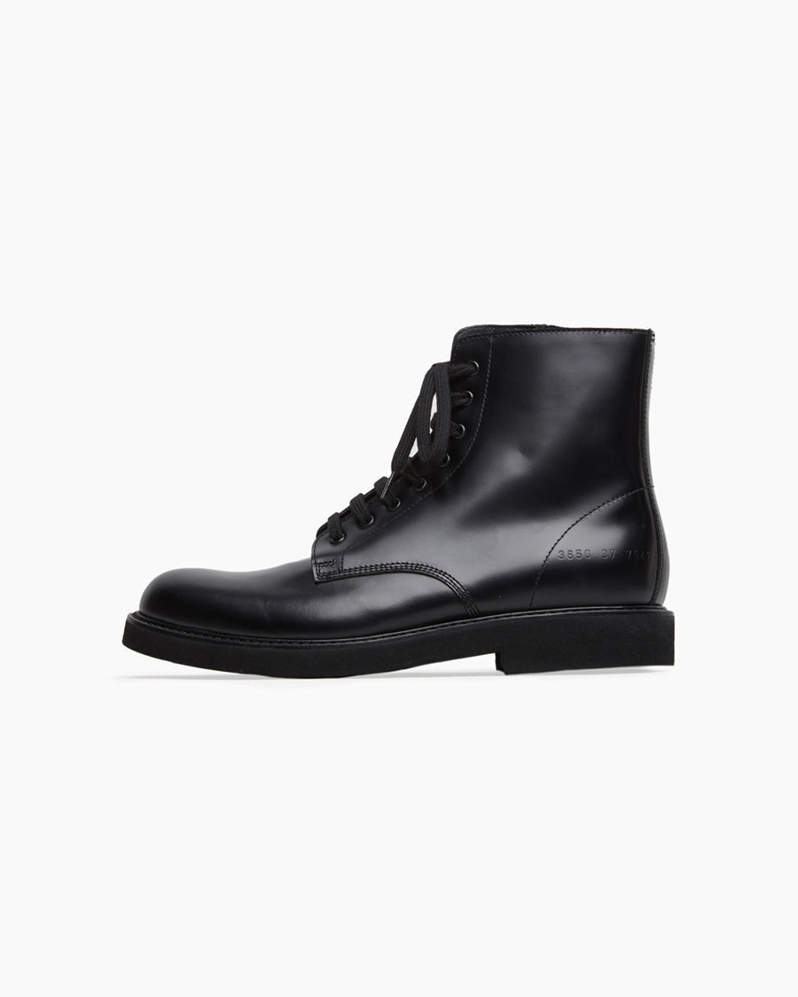 common projects combat boots women's