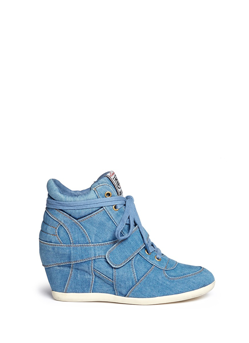 light denim shoes