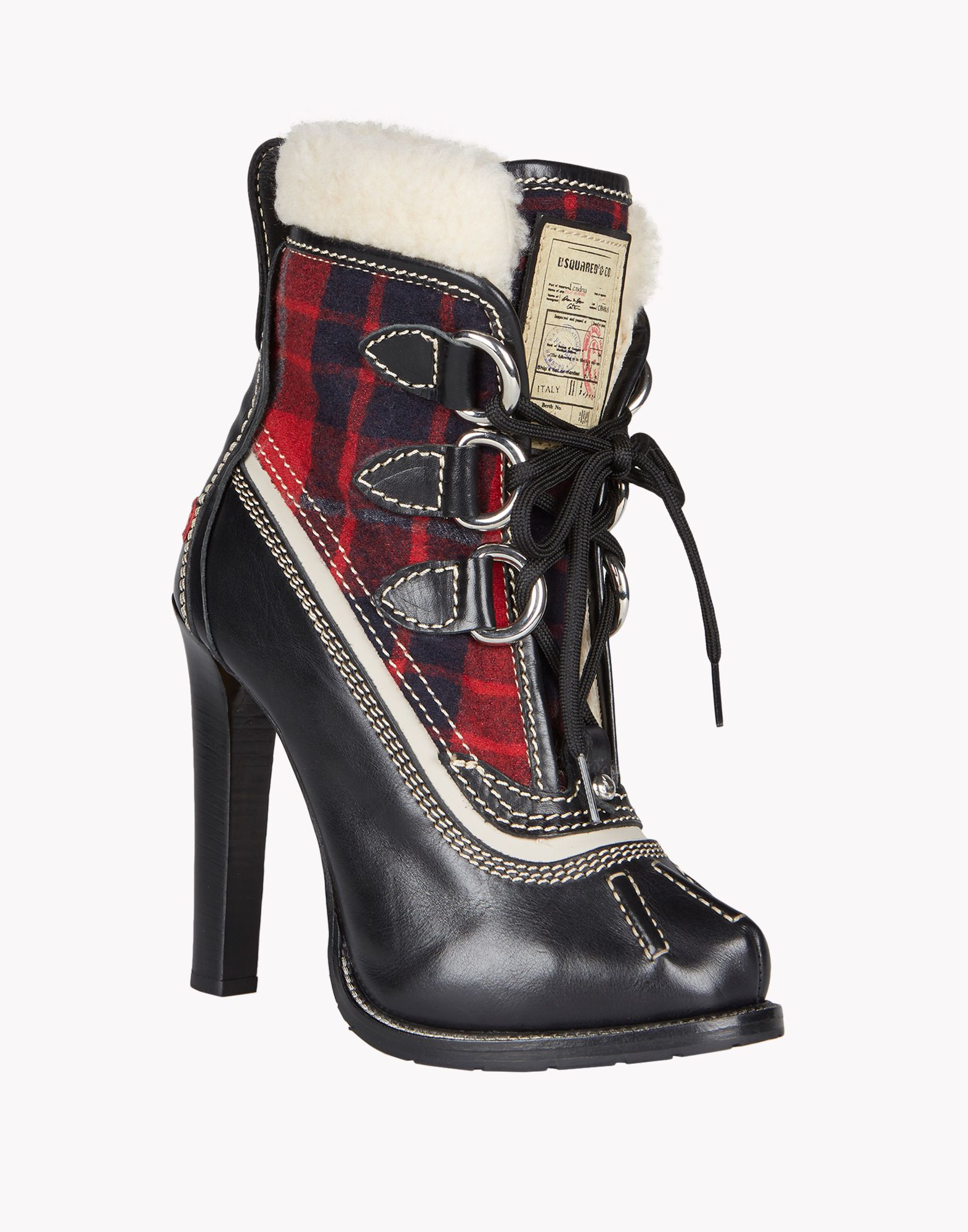 Lyst - Dsquared² Duck Ankle Boots in Black
