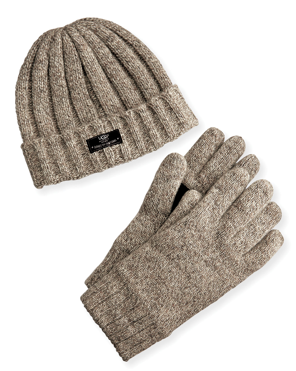 Lyst - Ugg Men's Hat And Glove Box Set in Natural for Men