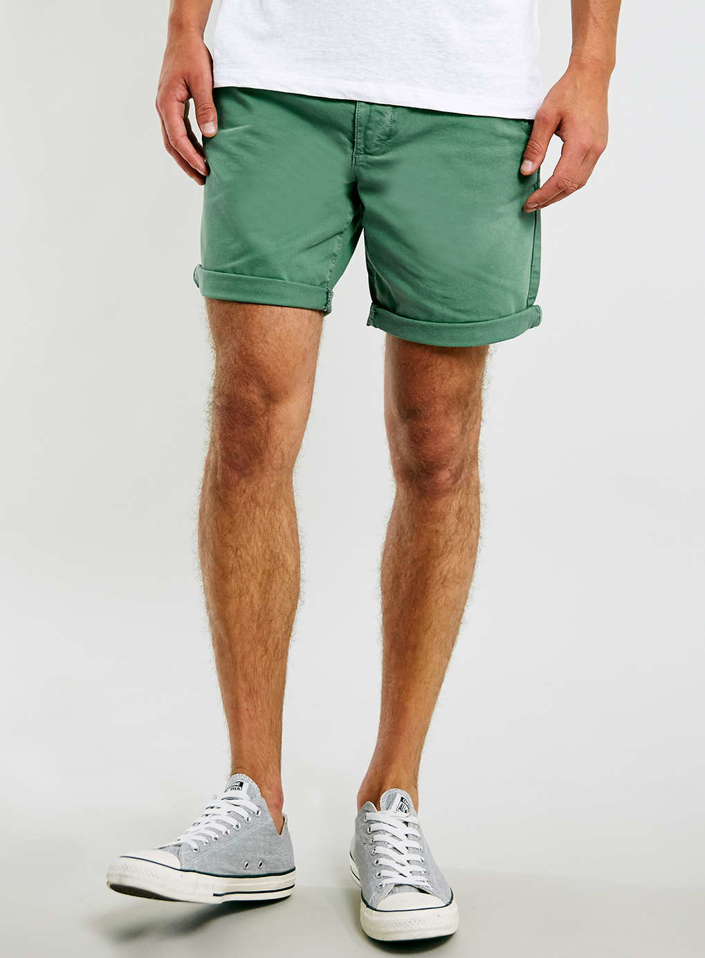 khaki green cargo shorts