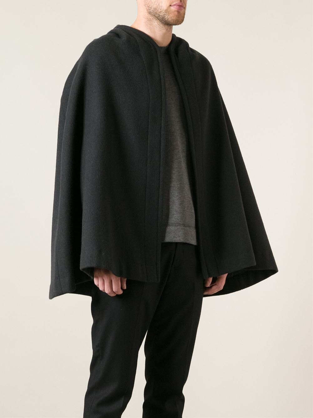 Lyst - Dolce & Gabbana Cape Coat in Black for Men