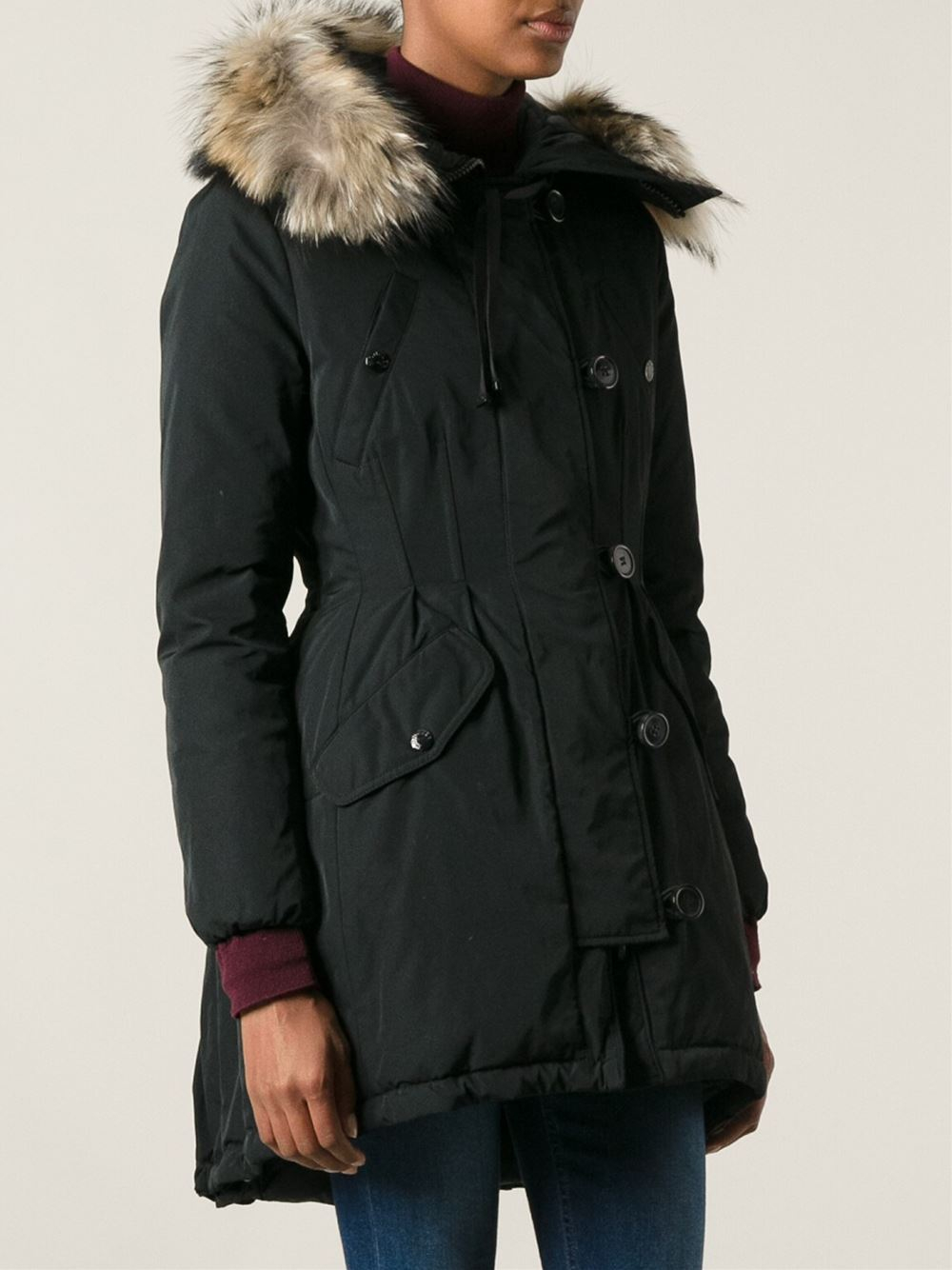 moncler black parka moncler black parka