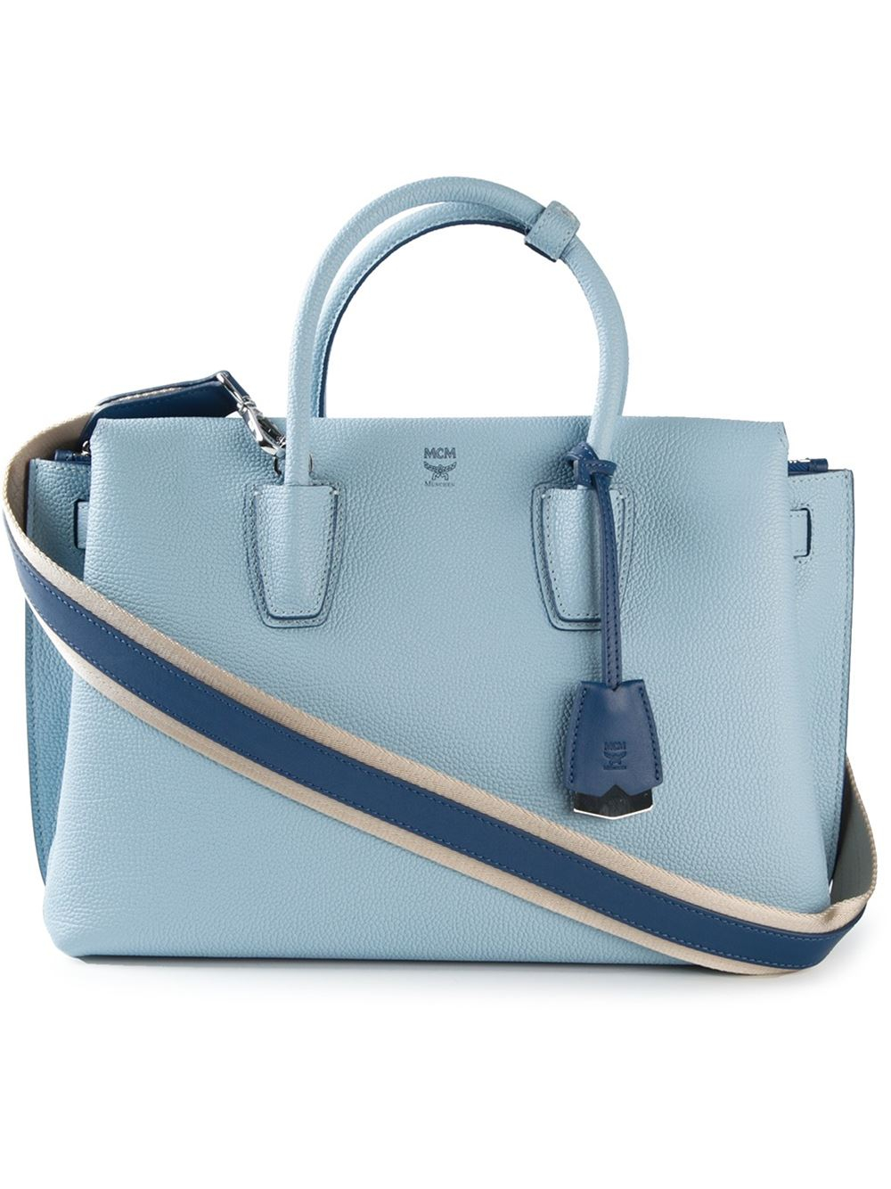 Lyst Mcm 'Milla' Tote in Blue