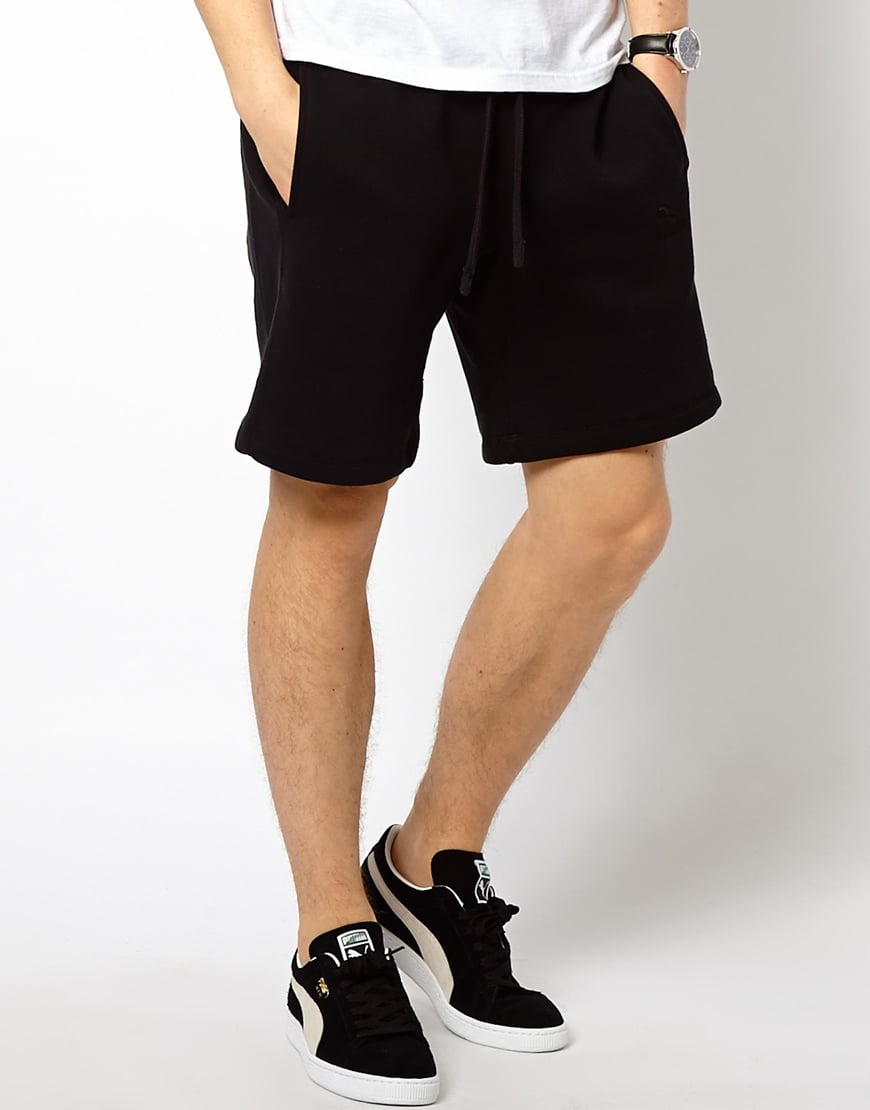 Puma Sweat Shorts in Black for Men | Lyst