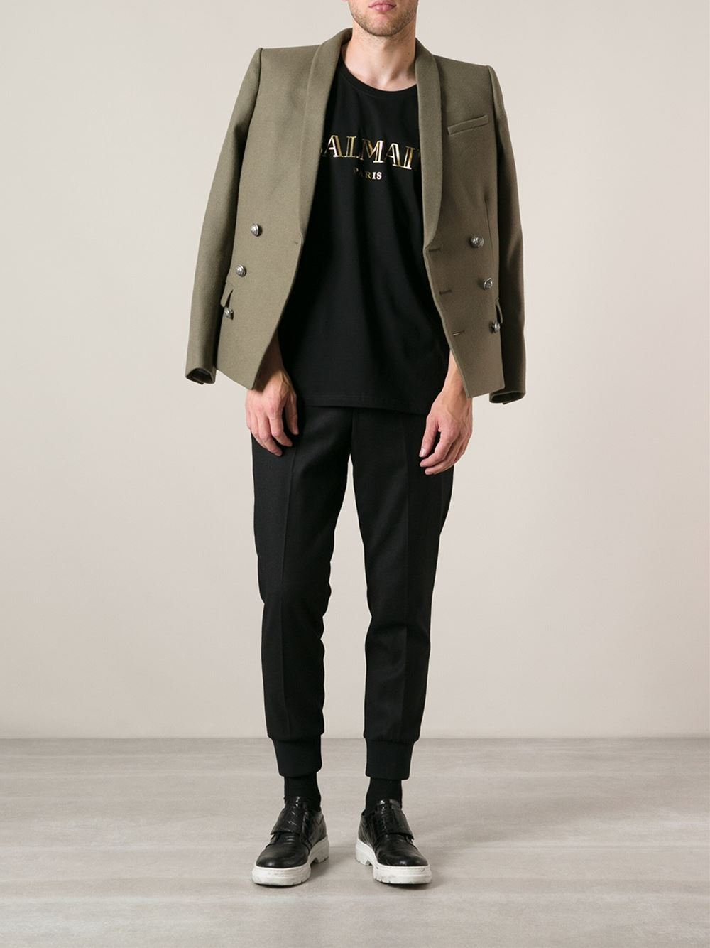 balmain tshirt outfit