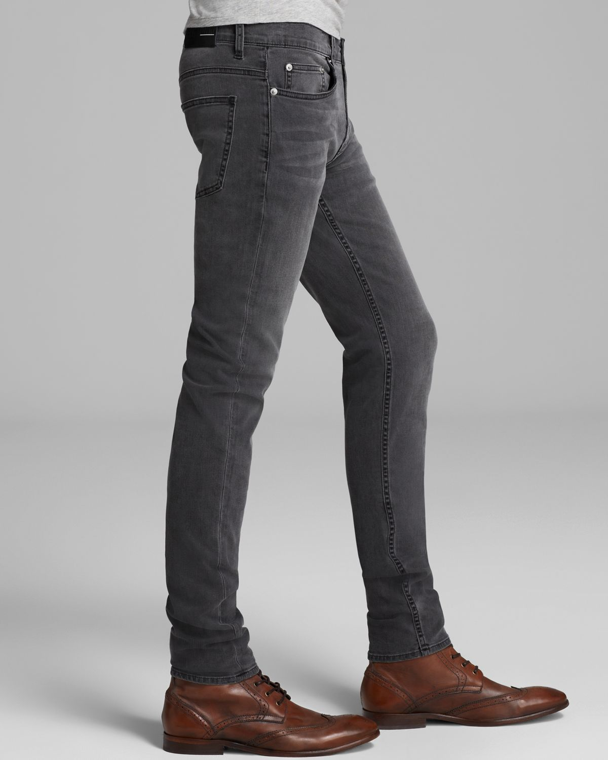 Lyst - Blk Dnm Jeans Slim Fit in Classic Wash Grey in Gray for Men